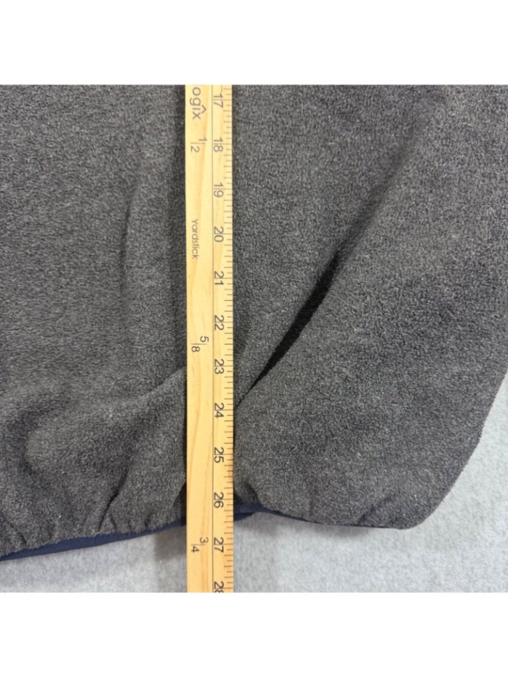 GANT Rugger USA Technical Fleece Pullover Snap Mock Neck Gray Men’s Large - Picture 7 of 7